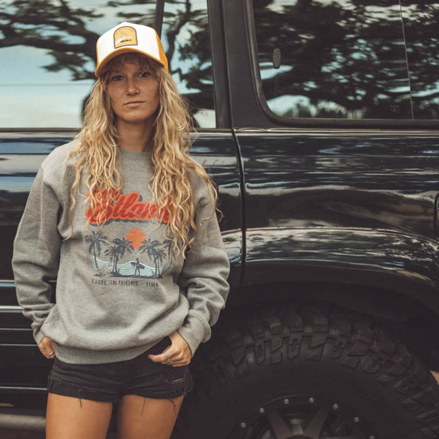 Vintage Longboard Hat Yellow