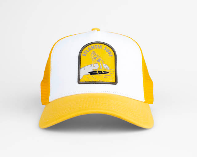 Vintage Longboard Hat Yellow