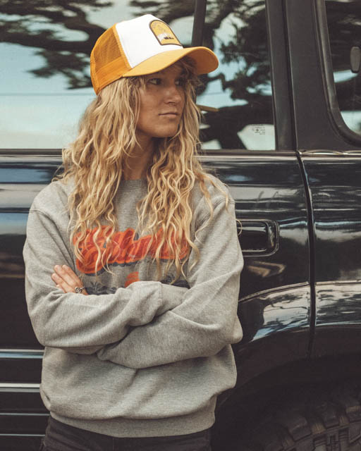 Vintage Longboard Hat Yellow